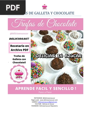 Trufas de galleta y chocolate (Articulo)