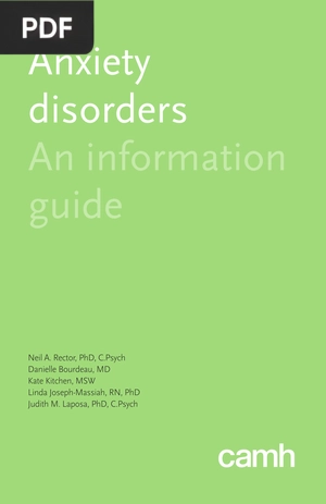 Anxiety Disorders: An Information guide