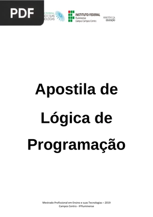 Apostila de Lógica de Programação