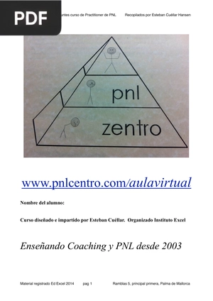 Apuntes curso de Practitioner de PNL