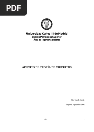 Apuntes de teoría de circuitos