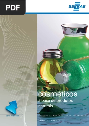 Cosméticos à base de produtos naturais