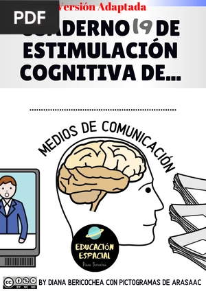 Cuaderno 19 de estimulación cognitiva de Medios de Comunicación