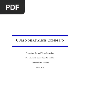 Curso de Análisis Complejo