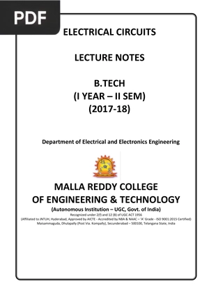 Electrical Circuits