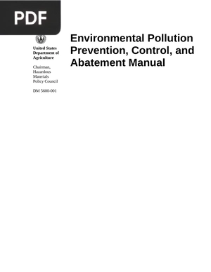 Environmental Pollution Prevention, Control, and Abatement Manual