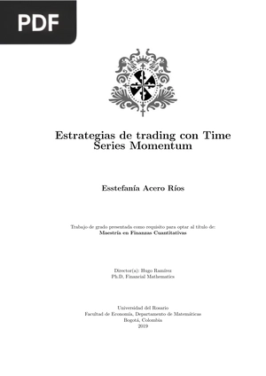 Estrategias de trading con Time Series Momentum