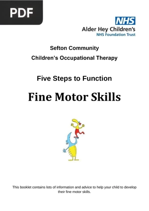 Five Steps to Function Fine Motor Skills