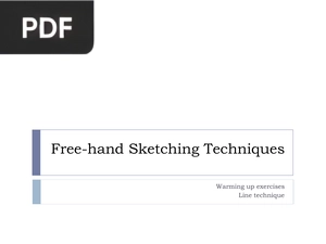 Free-hand Sketching Techniques