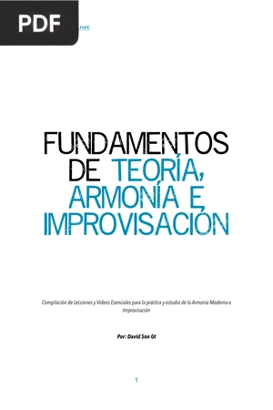 Fundamentos de teoría, armonía e improvisación