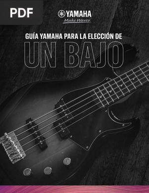 Guía Yamaha para la elección de un bajo