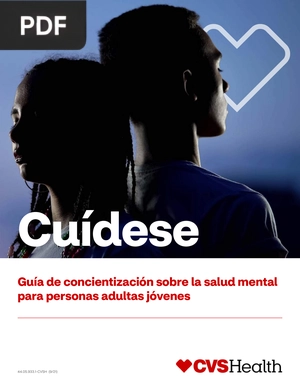 Guía de concientización sobre la salud mental para personas adultas jóvenes.