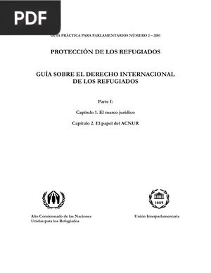 Guía sobre el derecho internacional de los refugiados