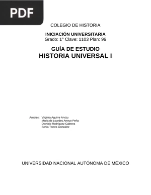 Historia Universal I