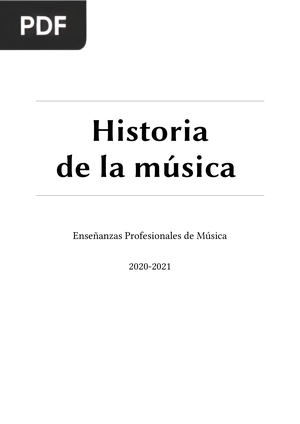 Historia de la música