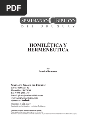 Homilética y Hermenéutica