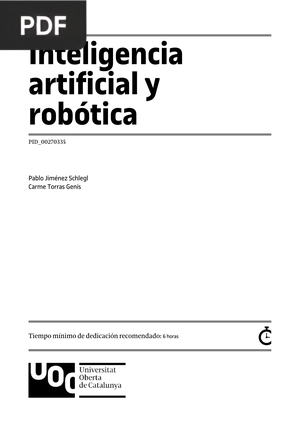 Inteligencia Artificial y Robótica