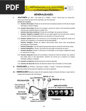 Introducción a la Anatomía y Fisiología Humana