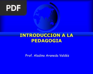 Introducción a la Pedagogía