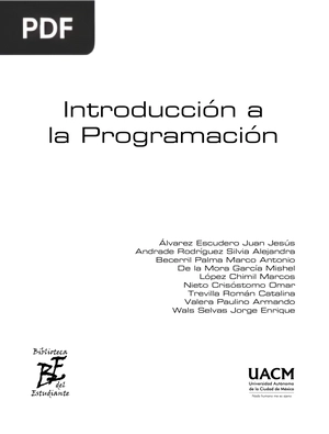 Introducción a la Programación