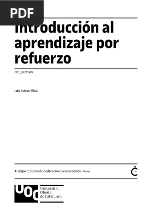 Introducción al aprendizaje por refuerzo