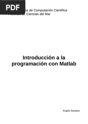 Introducción a la programación con Matlab