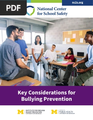 Key Considerations for Bullying Prevention