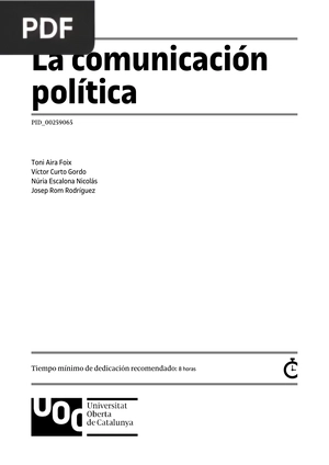 La comunicación política