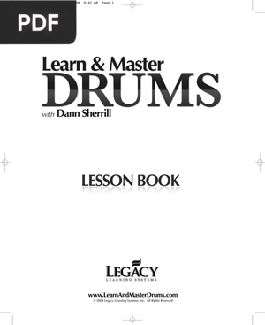 Learn & Master Drums. Lesson Book