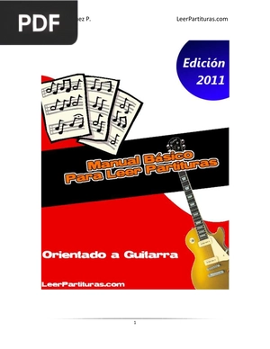 Manual Básico para Leer Partituras. Orientado a Guitarra