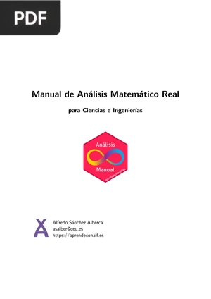 Manual de Análisis Matemático Real para Ciencias e Ingenierías