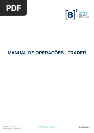 Manual de Operações - Trader