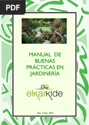 Manual de buenas prácticas en jardinería