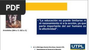 Pedagogía o Educación Afectiva: ¿Necesidad Impostergable?