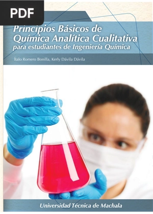 Principios Básicos de Química Analítica Cualitativa para Estudiantes de Ingeniería Química