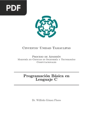 Programación Básica en Lenguaje C