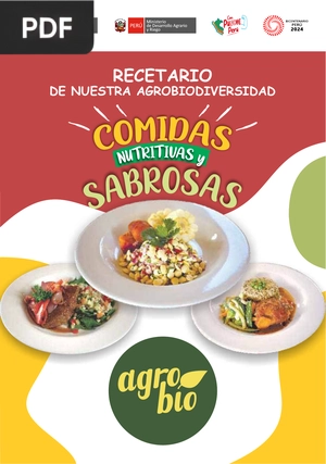 Recetario culinario de nuestra agrobiodiversidad comidas nutritivas y sabrosas