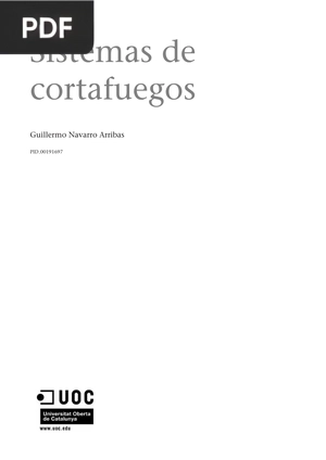 Sistemas de Cortafuegos