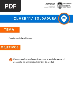 Soldadura: Posiciones de la soldadura