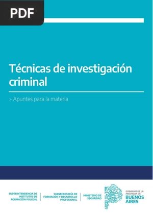 Técnicas de investigacion criminal