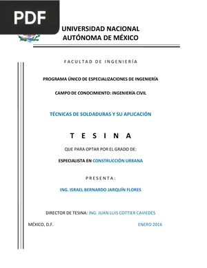 Técnicas de soldaduras y su aplicación