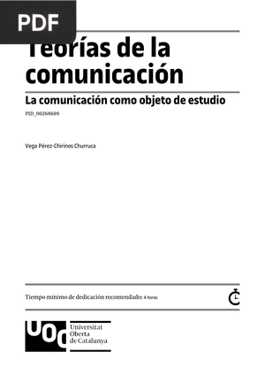 Teorías de la comunicación