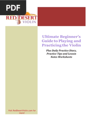 Ultimate Beginner's guide to playing and practicing the violin