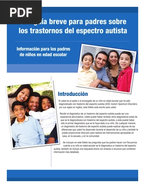 Una guía breve para padres sobre los trastornos del espectro autista