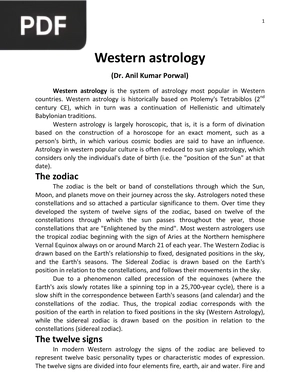 Western astrology