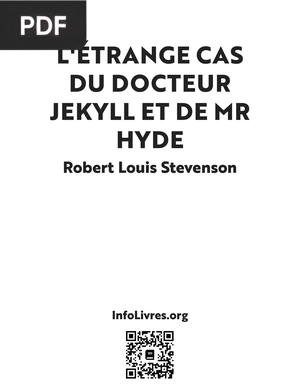 L'Étrange Cas du Docteur Jekyll et de Mr. Hyde