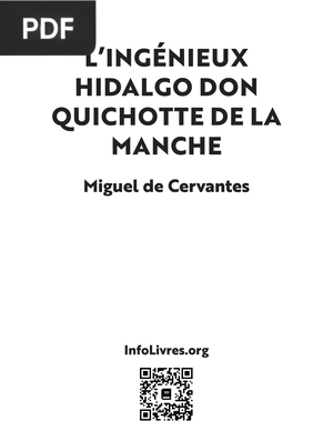 L'Ingénieux Hidalgo Don Quichotte de la Manche