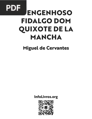 O Engenhoso Fidalgo Dom Quixote de la Mancha