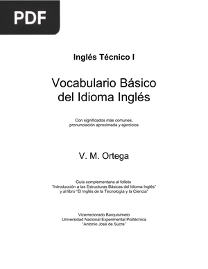 Vocabulario Básico del Idioma Inglés