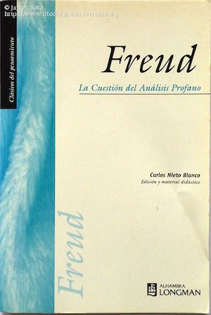 La cuestión del análisis profano autor Sigmund Freud